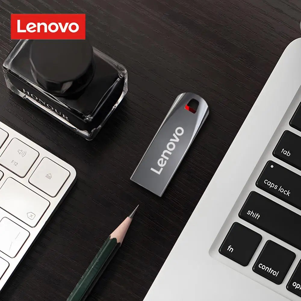 Lenovo USB Flash Drives Pen Drive 2TB 1TB Memory Waterproof U Disk High-Speed USB 3.0 Data Transmission Metal USB Flash Drive