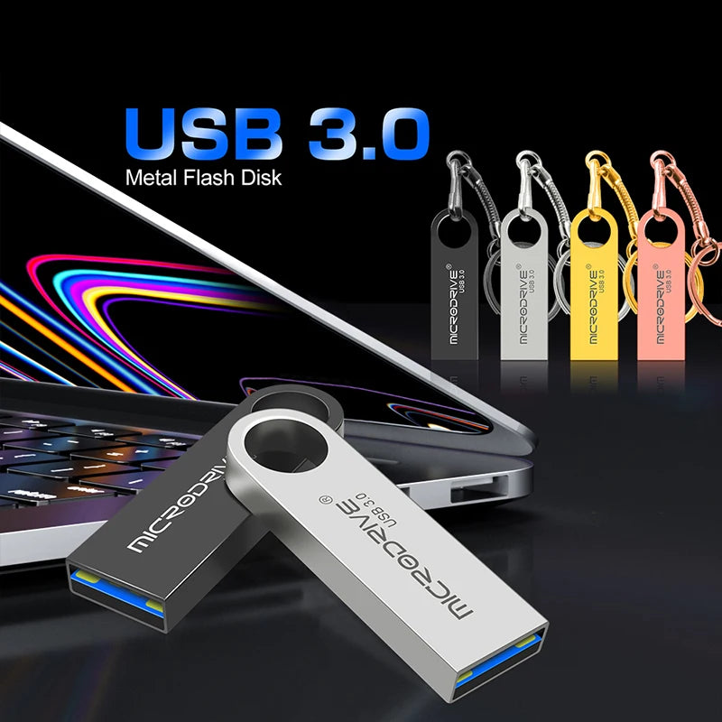 USB 3.0 Flash Drive 64GB 128GB 256GB Hihg Speed Pen drive 32GB 16GB Pendrive 128g Waterproof Memory Stick Pen Drive Flash U Disk